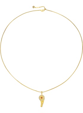 TWINS LULU时尚轻奢风红色哨子项链TSJ10754