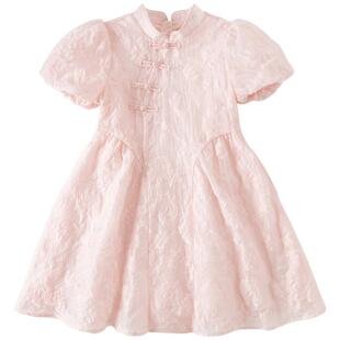 戴维贝拉女童裙子儿童公主裙新款连衣裙礼服汉服女孩夏季衣服童装