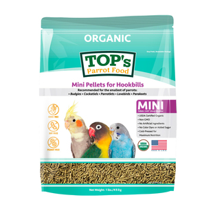 美国TOP's鹦鹉滋养丸和尚牡丹玄凤有机鹦鹉无壳饲料哈里森滋养丸