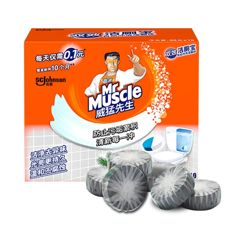 威猛先生洁厕宝块灵马桶蓝泡泡