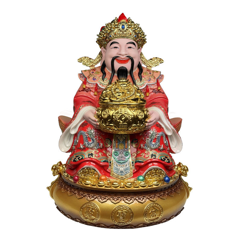 财神爷招财进宝家居供奉树脂摆件
