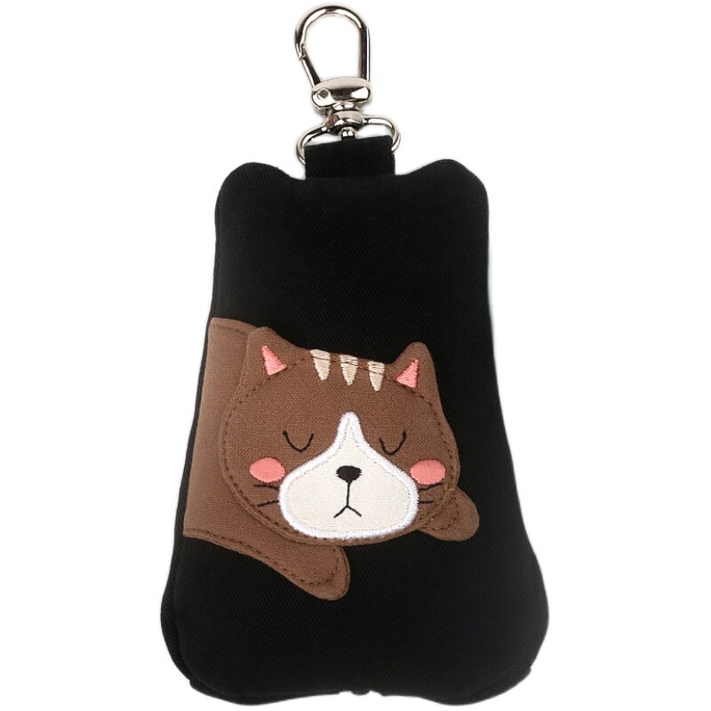 特价!kine猫纯棉手工立体钥匙包