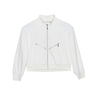 【明星同款】RuirUirul小立领夹克外套秋新品宽松拉链上衣女