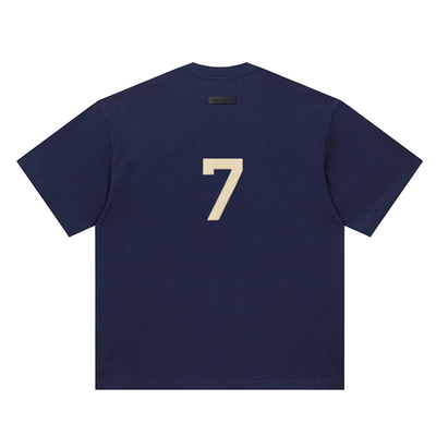 植绒7字FEAROFGOD短袖T恤男