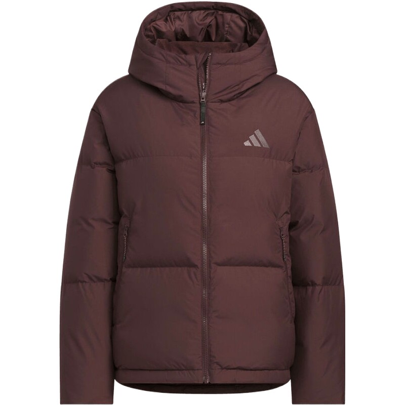 adidas阿迪达斯女子运动训练保暖连帽羽绒服外套KC5948
