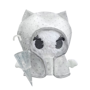 10cm棉花娃娃衣服半透明de天使翅膀下雨衣kpop玩偶可穿挂件当包挂