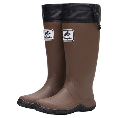 日本可折叠野鸟协会雨鞋女款男款雨林登山雨靴防滑防水鞋户外徒步