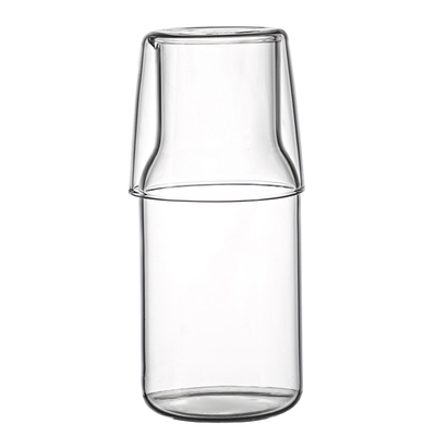 玻璃凉水壶小容量一人饮冷水壶凉白开水杯一壶一杯扎壶果汁杯子