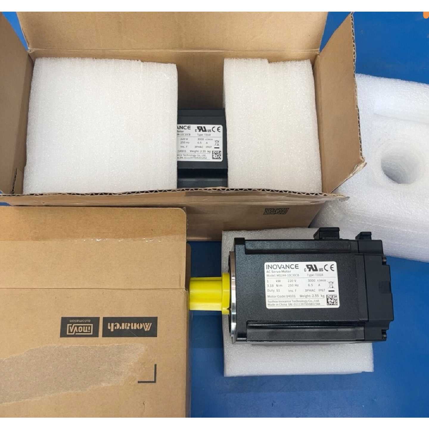 议价汇川伺服电机MS1H4-10C30CB-T331R  功率1KW 高惯量 全新现货
