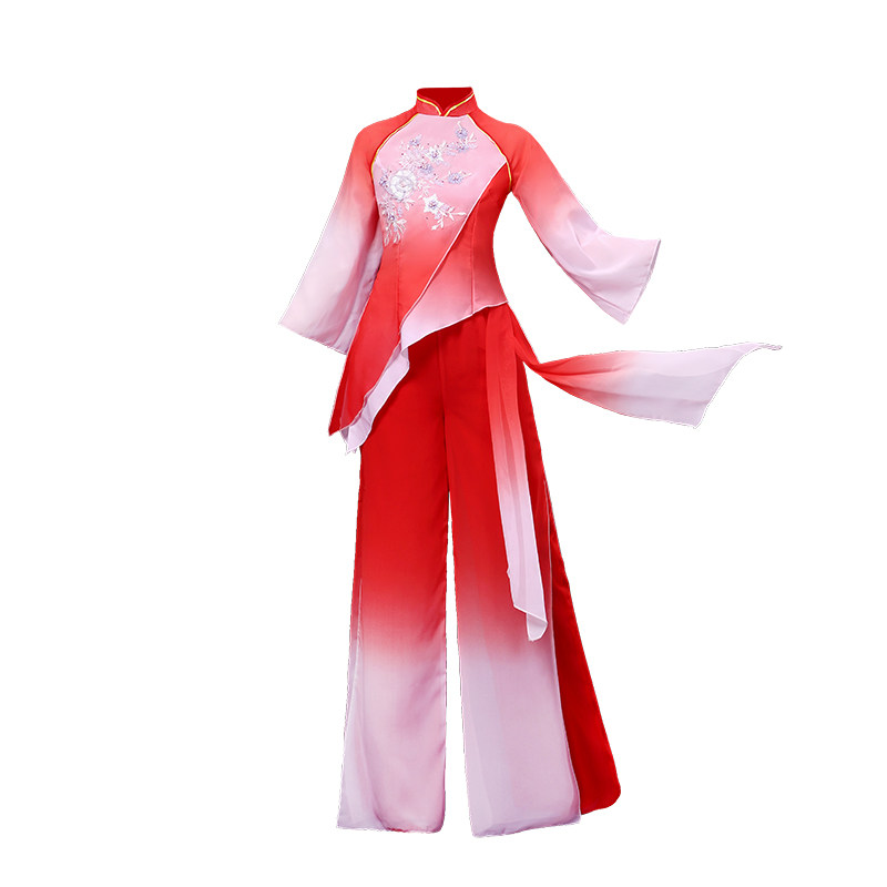 秧歌服女2026新款中老年广场舞蹈服装中国风艺考古典扇子舞演出服