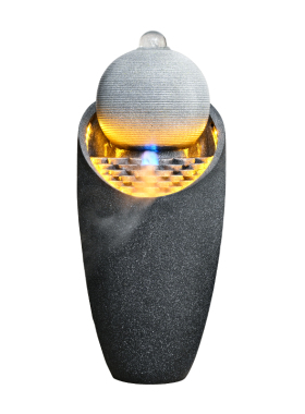 轻奢落地流水摆件循环水招财客厅