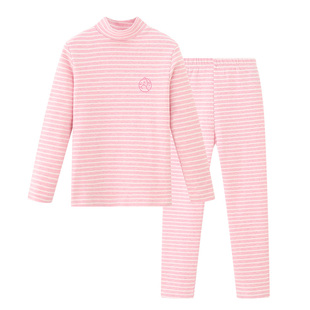 纯棉a类宝宝秋衣套装秋裤儿童保暖半高领男女童内衣线衣线裤秋冬