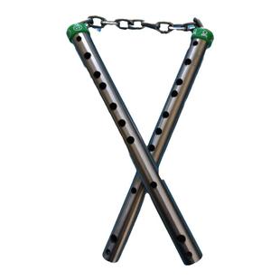 手工实战二节棍304无缝不锈钢管打造多功能两用笛子双截棍两节棍