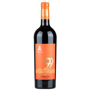 【贺兰神】国产宁夏2017有机赤霞珠干红葡萄酒‘’99‘款特产红酒