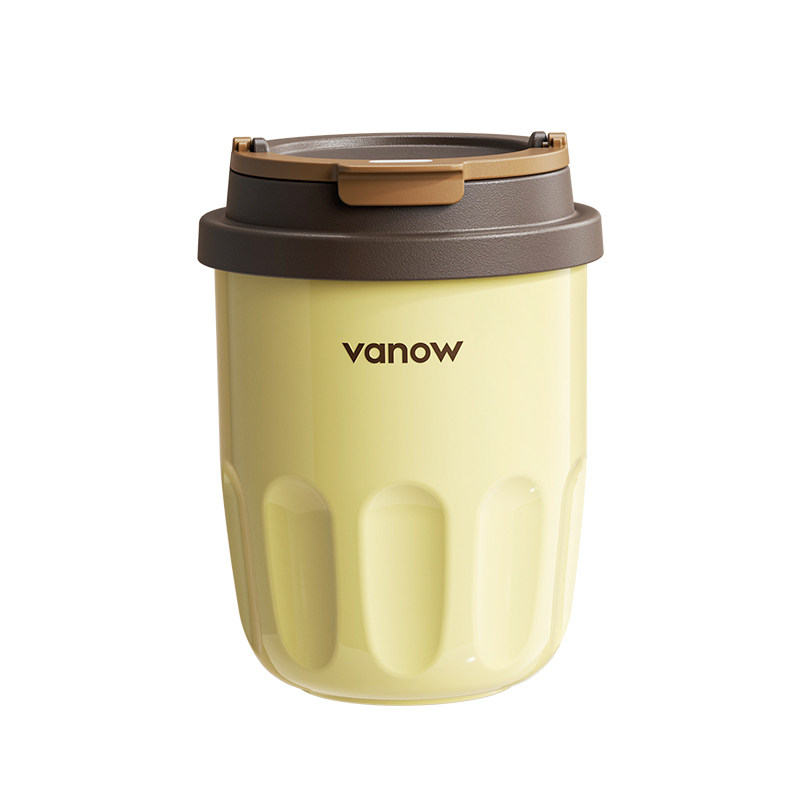 Vanow随行咖啡保温杯女陶瓷内胆
