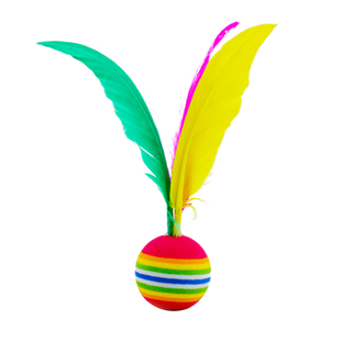 正品三毛球板羽球板球大头球健身高弹牛筋球彩虹球5小球5大球包邮