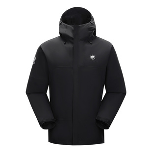 雨壳MAX熊猫三合一羽绒服鹅绒冲锋衣女男2025新款防风水保暖外套