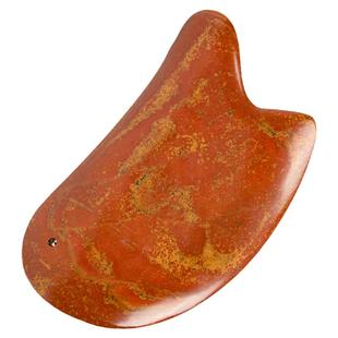 天然泗滨砭石刮痧板正品加厚加大红砭石经络面部美容脸部全身