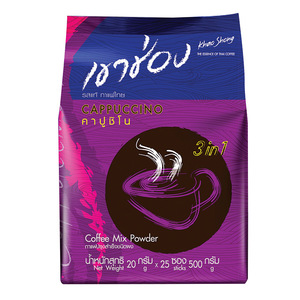 泰国进口高盛高崇咖啡卡布奇诺香浓三合一速溶咖啡粉500g 3袋条装