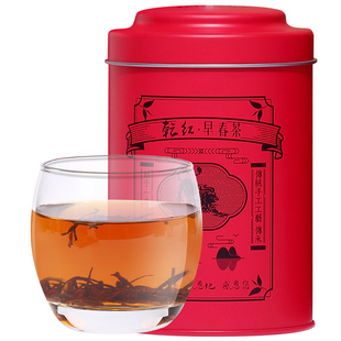 【2025新茶现货】 乾红早春浓郁宜兴雨前红茶野山茶黑钻单罐100g