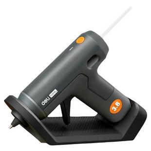 得力充电款无线电热熔胶枪3.6V家用款小型锂电热熔枪热胶枪热熔胶