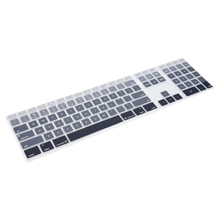 适用于苹果G6键盘膜硅胶台式机有线彩色imac一体机电脑键盘保护magic无线keyboard长版数字键A1243保护膜秒控