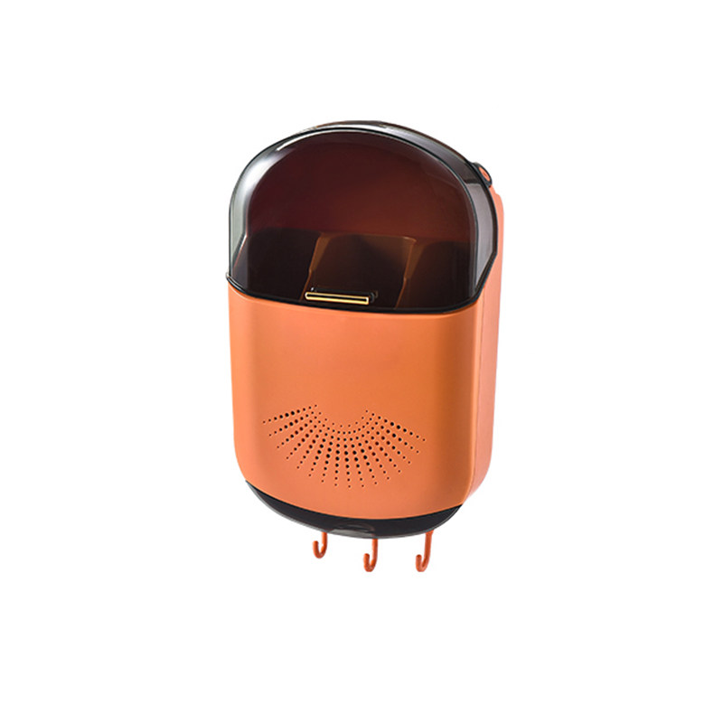 homelink筷子收纳盒家用壁挂式免打孔沥水防尘快笼厨房消毒筷子筒