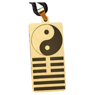 本命补缺土金地天泰卦吊坠铜项链喜用神金土男女随身精致刻字挂饰