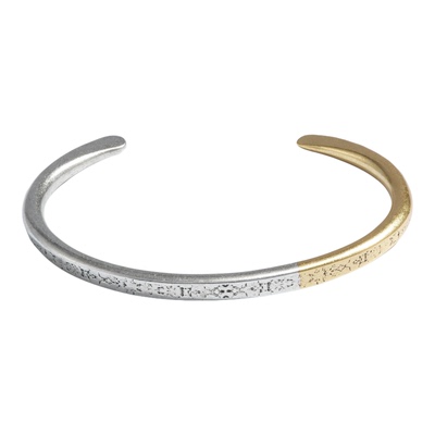 银饰纯银手镯男士礼物日潮精致