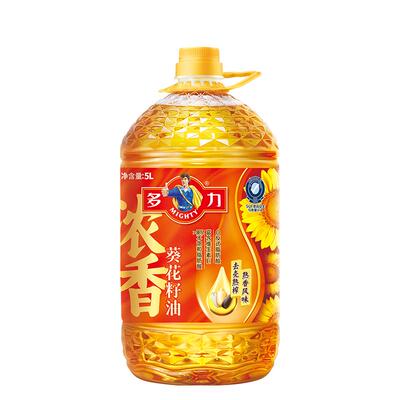 多力浓香葵花籽油5L×1桶×1组