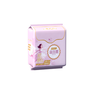 女主角益生菌面层卫生巾姨妈巾日用夜用卫生棉新品正品极薄透气