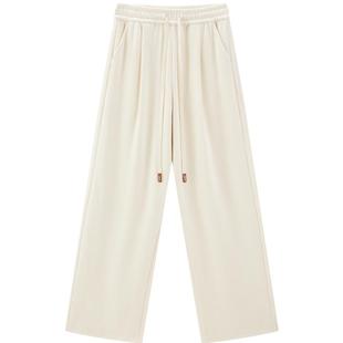 【绵绵糯米裤】乐町宽松针织长裤秋冬神裤直筒休闲裤加绒窄版阔腿