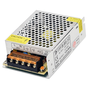 S-60-12V5A开关电源24V60W监控LED标识柜台货架灯条直流变压器