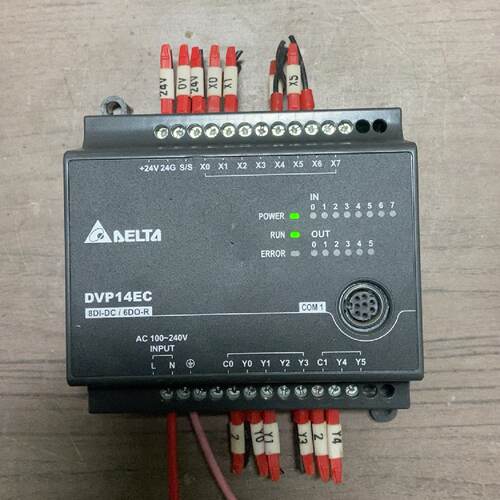 【询价】台达DVP14EC00R3系列PLC成色很好如图所示适用