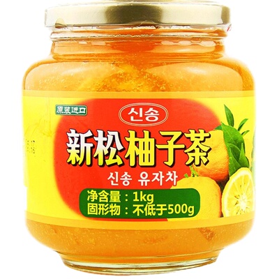 韩国原装进口新松蜂蜜柚子茶