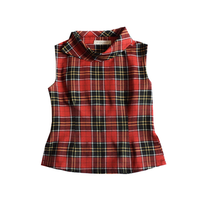 HIGHLIGHT加分25ss 时髦预警 显瘦剪裁优化比例夏季红色格纹背心