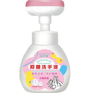 抑菌洗手液儿童泡沫花朵洗手液家用泡沫型抑菌清洁按压式家庭装