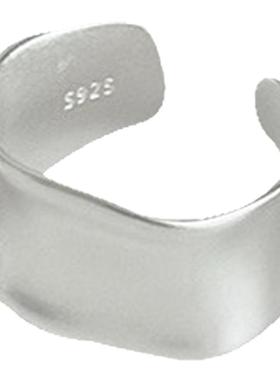 srrmhyn通勤哑光开口戒指女