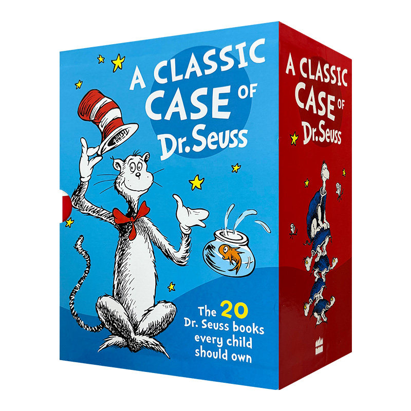 苏斯博士分级阅读20册 英文原版绘本A Classic Case of Dr Seuss廖彩杏书单 the cat in the hat 小学课外阅读 Harper Collins