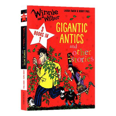 牛津精品读物 女巫温妮系列滑稽动作 英文原版读物WINNIE & WILBUR: GIGANTIC ANTICS 吴敏兰书单温妮女巫魔法读物