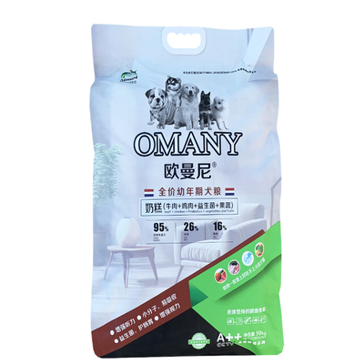 欧曼尼狗粮10kg20斤成犬幼犬奶糕
