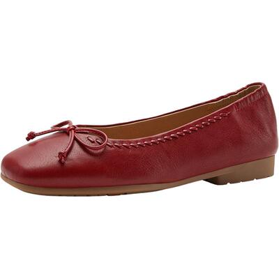 Bata浅口单鞋女2026春季新款时尚简约羊皮软底低跟单鞋AOP22AQ6