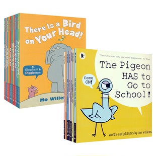 【自营】The Pigeon + Elephant and Piggie 鸽子小猪小象17册 莫·威廉斯 凯迪克大奖绘本 儿童英语睡前读物 英文原版进口图书