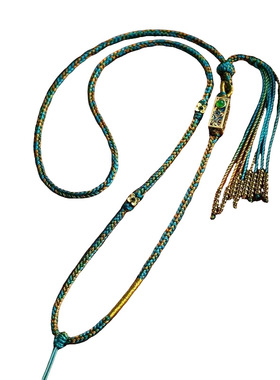 纯手工编织绳唐卡项链绳