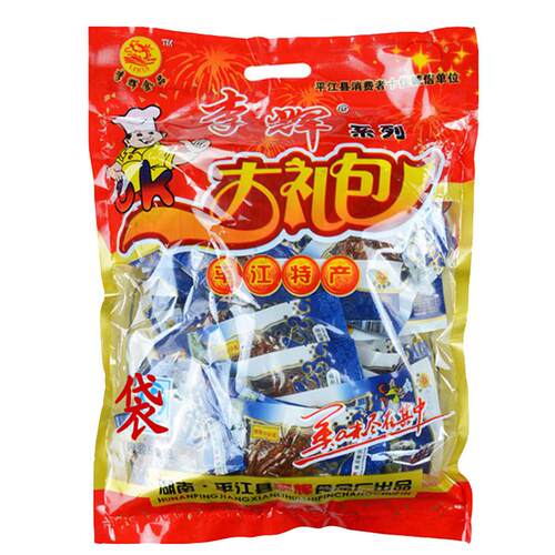 湖南特产李辉毛毛鱼鱼干零食大礼包手撕鱼香辣小鱼仔小包装小吃