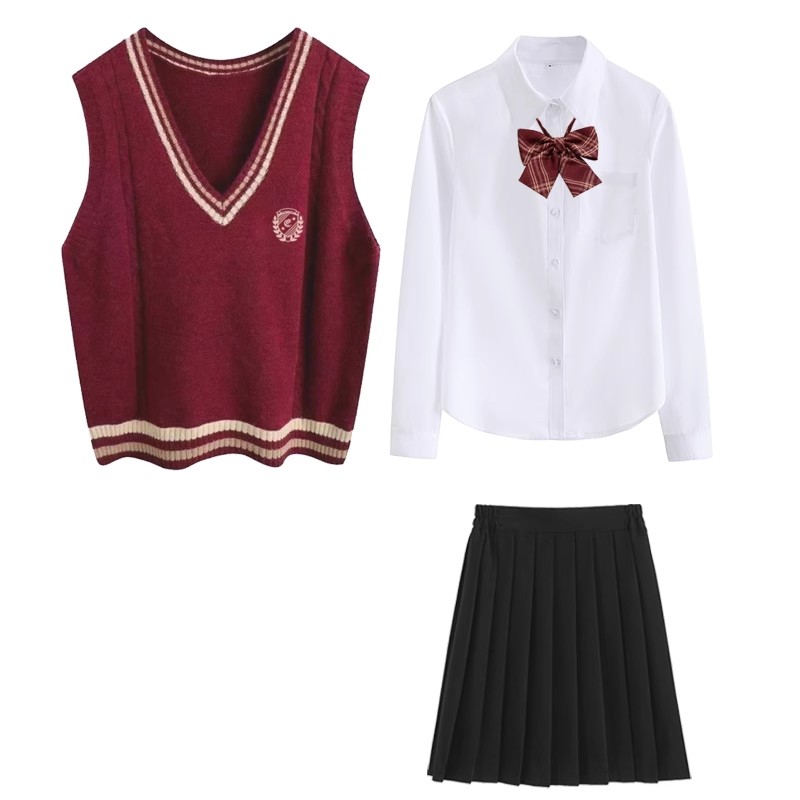 团购优惠合唱服红色学院风