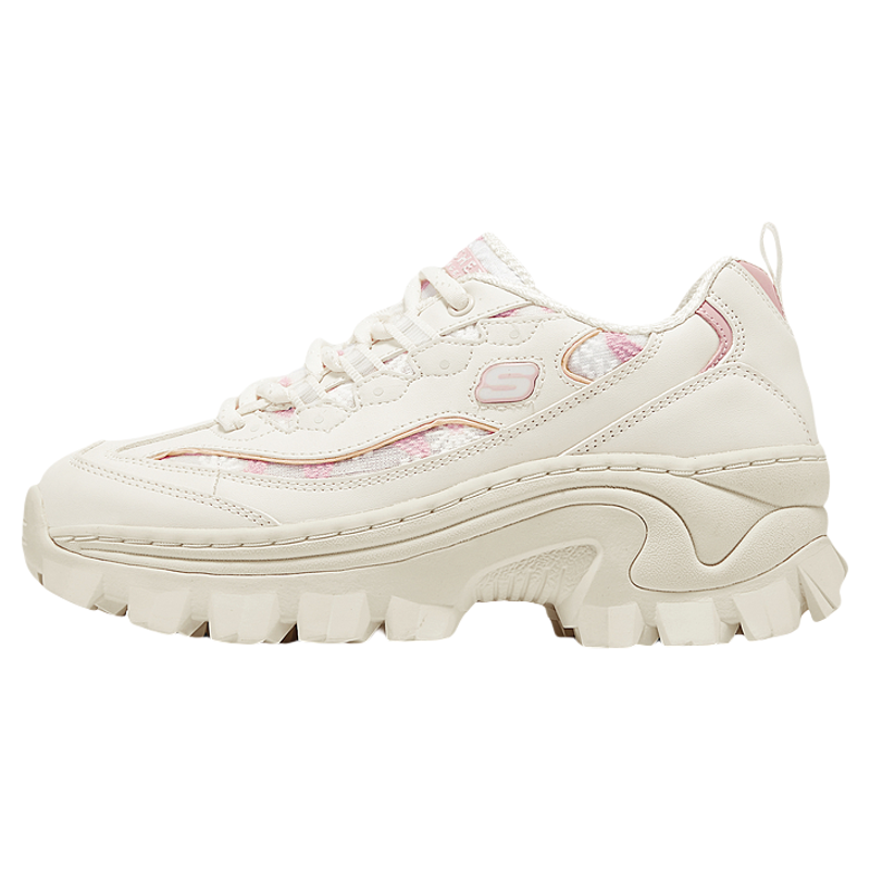 skechers/斯凯奇蜜糕鞋| 2026新款春款蕾丝新款休闲鞋女鞋老爹鞋