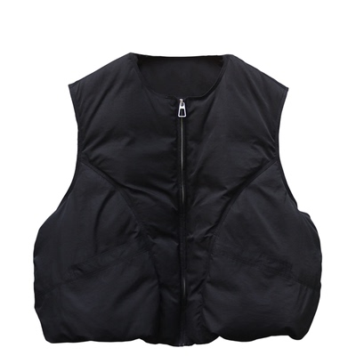 轻便保暖90白鸭绒休闲羽绒马甲女