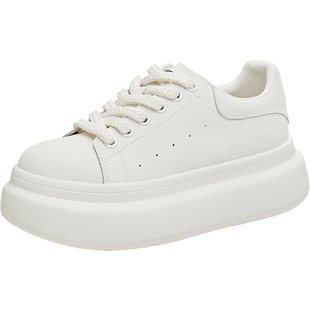 天美意白月光厚底增高小白鞋运动板鞋女鞋子休闲鞋单鞋2026春新款