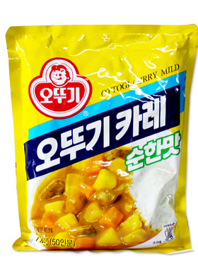 韩国进口不倒翁原味咖喱粉调味粉